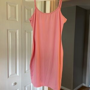 Spaghetti strap bodycon dress